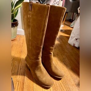 Chestnut Suede UGG Riding Boots